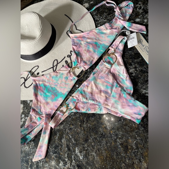 NWT beach bunny bikini 👙 Lexi Love DD top,L Skimpy bottoms xxx Rarest find xxx - Picture 4 of 6